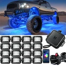 Mictuning Rgbw Led Rock -C1 C2 Q1 Underglow Accent Lights, 4/8/12/16 Pods. Fixed Price $90.09.