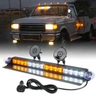 Windshield Led Traffic Advisor Emergency Strobe Warning Hazard Light Amber/white. Fixed Price $33.59.