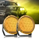 Auxbeam 7" Inch Led Lights Pods Bar Spot Drl Driving Lamps Suv Truck W/ Covers. Fixed Price $149.99.