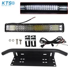 Led Work Light Bar 23" Bumber Number Plate Bracket Wiring Harness Kit 20" 420W. Fixed Price $39.52.