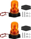 Qwork Amber Led Strobe Lights, Warning Emergency Flashing Beacon For Truc. Fixed Price $26.49.