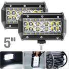 2X 5INCH Quad-row Led Work Light Bar Spot Flood 12V 24V Offroad Atv 4X4 Suv 84W. Fixed Price $20.58.