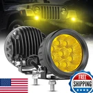 Acec Shop Amber Round Led Pods 2PCS 54W 3.5" Yellow Fog Lights Off-road. Fixed Price $54.30.