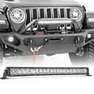For Jeep Full Width Front Trail Bumper Jk/jl/jt Gladiator 20" Led Work Light Bar. Fixed Price $49.95.