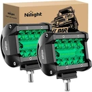 Nilight 4 Inch Led Pods Triple Row 2PCS 60W 9KINDS Flood Spot Combo Lights. Fixed Price $20.99.