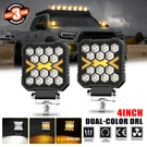 2PCS 4'' Inch 300W Cube Led Work Light Pods Flash Drl Truck Offroad Utv Atv 4WD. Fixed Price $28.09.