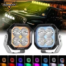 Auxbeam Color Play 3" 116W Led Pod Lights Spot Amber/red/blue/green/purple. Fixed Price $152.99.