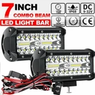 2PCS 7INCH Led Light Bar Flood Spot Pods Fog Offroad Driving Truck+ Wire. Fixed Price $32.99.