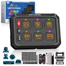 Mictuning P1S Rgb 6 Gang Switch Panel, Led Light Bar Relay System Circuit Box. Fixed Price $95.99.