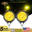 Auxbeam 4" Amber Led Work Light Bar Spot Offroad Truck Suv Atv Driving Fog Lamp. Fixed Price $99.99.