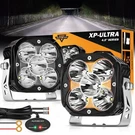 Auxbeam 4.5"IN 128W Led Offroad Driving Light Drl+harness For Utv Atv Truck Boat. Fixed Price $161.49.