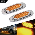 2X Amber Trailer 16-LED Clearance Truck Marker Side Turn Signal Ligh P. Fixed Price $12.34.