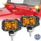 Offroadtown 4" Amber Led Pods 2PCS 80W Fog Lights Spot Driving. Fixed Price $46.99.