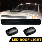 Fits 07-19 Silverado Sierra Clear 3PCS Amber Led Roof Top Running Cab Lights. Fixed Price $36.99.