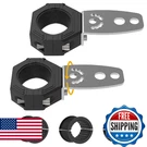 Audak 2PCS Bar Whip Lights Flag Tube Clamp Mounting Bracket Kit For. Fixed Price $50.34.