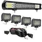 Led Light Bar Kits For Tuck And 4PCS MUVKQC-20INCH-288W. Fixed Price $88.45.