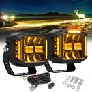 2PC Square 5"INCH 180W Side Shooter Led Work Light Bar Pods Drl Fog Driving Lamp. Fixed Price $146.96.