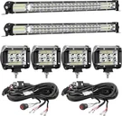 Led Light Kits, (2) 20 Inch Slim Bars, (4) Pods, Wiring. Fixed Price $131.32.