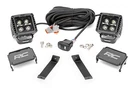 Rough Country Led Lights Ditch Mount 2" Black Pair White Drl For Jeep Kl 14-21. Fixed Price $94.95.