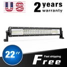 Nilight Led Bar 22INCH Flood Spot Triple Row Lamp Ford Trucks 4WD 270W. Fixed Price $53.99.
