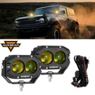 Auxbeam 4" 30W Led Fog Light Pods Offroad Driving Lamp Kit Ford Bronco. Fixed Price $79.99.