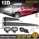 For 2006-2010 Hummer H3 Upper Roof Windshield Curved 50" Led Light Bar +20"+PODS. Fixed Price $197.11.