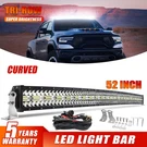52" Curved Led Light Bar Spot Flood Combo Driving Off Road For Jeep Suv Truck. Fixed Price $138.59.