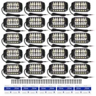 20PODS Led Rock Lights White 6000K For Jeep Truck Suv Atv IP67 Waterproof. Fixed Price $58.69.