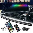 Curved 50" Led Light Bar Rgb Color Changing Chasing Strobe App/rf Remote Control. Fixed Price $155.55.