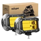 Nilight 5.2 Inch 72W 10800LM Amber Double Row Flood Led Bars (pair). Fixed Price $26.99.