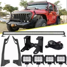52" 1000W 18W Led Light Bar +roof Mount Bracket For Jeep Wrangler Jk 2007-2017. Fixed Price $195.99.