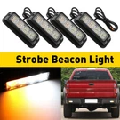4PCS 4LED Car Amber/white Emergency Beacon Warning Flash Strobe Light Indicator. Fixed Price $28.49.