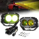 Auxbeam 4INCH 60W Led Amber Fog Lights Spot Driving Offroad Pods. Fixed Price $89.99.