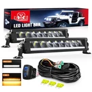 Nilight Led Bar With Amber Drl Pcs 45 12.2 Inch Single Row Slim 498.... Fixed Price $186.49.