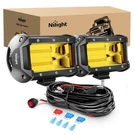 Nilight - ZH304 Led Bar 2PCS 5INCH 72W 10800LUMENS Yellow Flood. Fixed Price $46.19.
