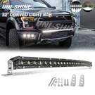 6D Slim Curved 32 Inch Led Light Bar Single Row Off Road Driving For 4WD Atv Suv. Fixed Price $88.88.
