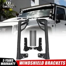 2X Windshield Mount Brackets For 2007-2018 Jeep Wrangler Jk 50/52" Led Light Bar. Fixed Price $62.89.