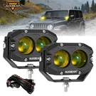 Auxbeam 2PCS 4" Led Work Light Amber Spot Pods Fog Atv Suv Utv 4WD Driving Lamp. Fixed Price $89.99.
