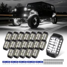 20PODS Led Rock Lights White For Car Truck Atv Suv Utv 6000K IP67 Underbody. Fixed Price $57.09.