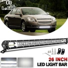 Dual Row 26INCH Led Light Bar 800W Driving Offroad Flood Spot Combo Beam Pk 25". Fixed Price $40.91.