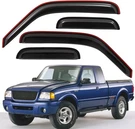 Lightronic Extra Durable Tape-on Auto Vent Window Visor, Fits Dark Smoke. Fixed Price $65.99.