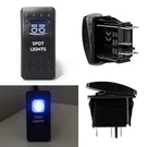 Spot Lights 5-PIN Spst On/off Blue Led Indicator Rocker Switch Fit Fog Drl Lamps. Fixed Price $10.59.