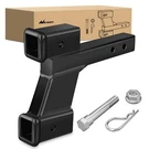 Nilight 2 Trailer Dual Hitch Receiver With & 6INCH Rise Or Drop. Fixed Price $99.99.