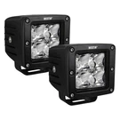 Westin 09-12200B-PR Hyperq Stud Mount 3" 2X20W Square Flood Beam Led Lights. Fixed Price $148.17.