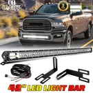 For Dodge Ram 2500 3500 2010-2019 42" Led Light Bar Combo+bumper Brackets+wiring. Fixed Price $111.97.