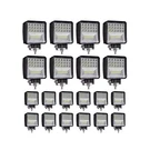 Led Pods, 4 Inch 126W Square Work Light, Spot/flood Off Road .... Fixed Price $126.32.