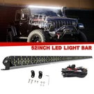 Roof Dual Row 52"INCH Led Light Bar Flood Spot Combo For Jeep Wrangler Jk Tj Cj. Fixed Price $104.21.