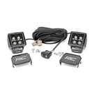 Rough Country 2" Black Series Square Spot Beam Amber Drl Led Light Pods Pair. Fixed Price $94.95.