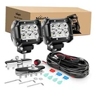 2PCS 4 Inch 18W Spot Led Pods+wiring Harness+pillar Hood Bracket. Fixed Price $59.22.