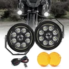 Braveway Strobe Motorcycle Auxiliary Lights With Drl, 4.5 Inch Led Fog Ligh.... Fixed Price $206.81.